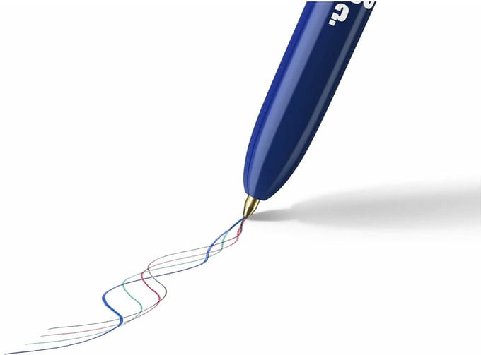 Pen Bic Messages 4 kleuren 0,32 mm 12 Onderdelen