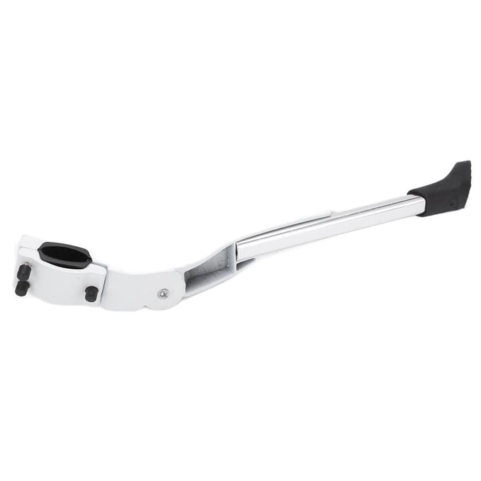 Béquille de vélo réglable en alliage d'aluminium pour VTT et vélo de route, blanche white