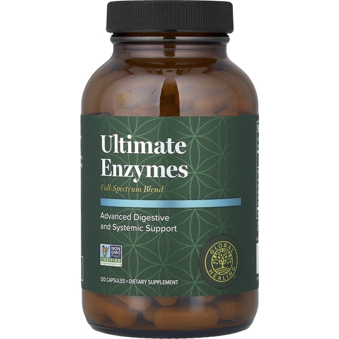 Global Healing, Ultimate Enzymes, 120 Capsules