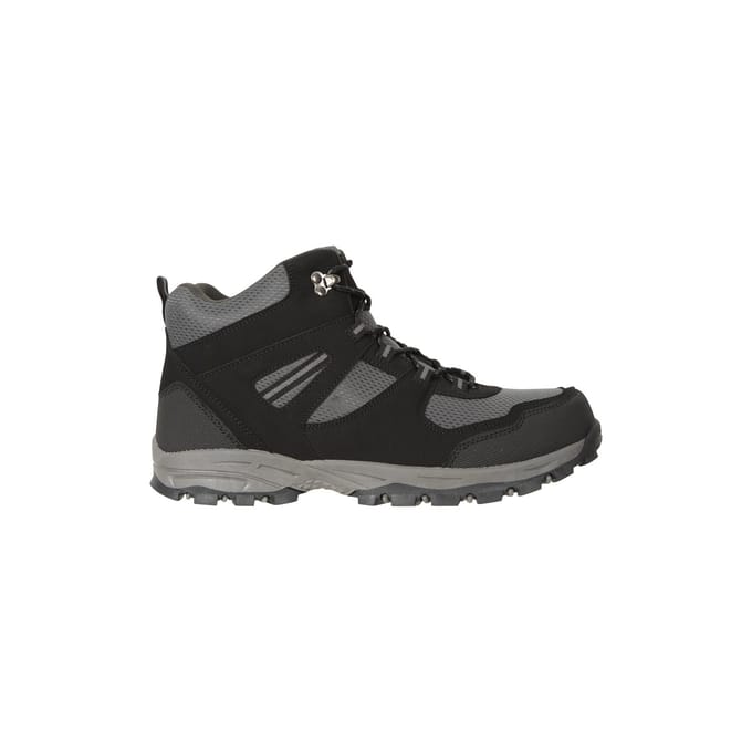 Mountain Warehouse Heren Mcleod Breed Wandelschoenen (Jet Zwart)