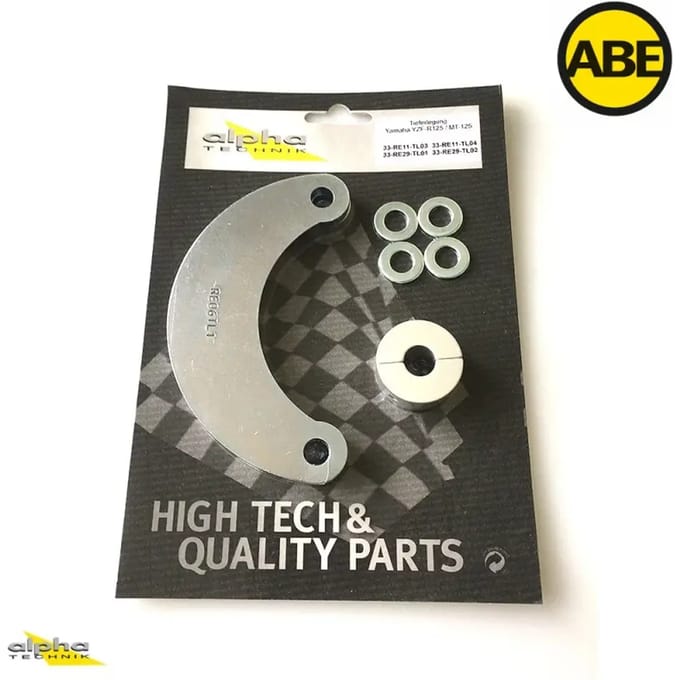 Verlagingsset Alpha Technik Yamaha MT125, Typ RE11