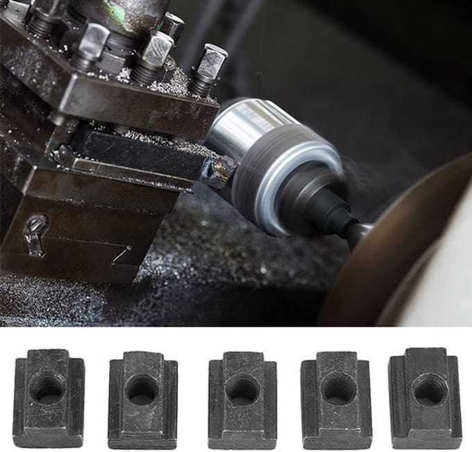 SPHProducts - T-sleufmoer M6 - Zwarte oxide - Duurzaam en