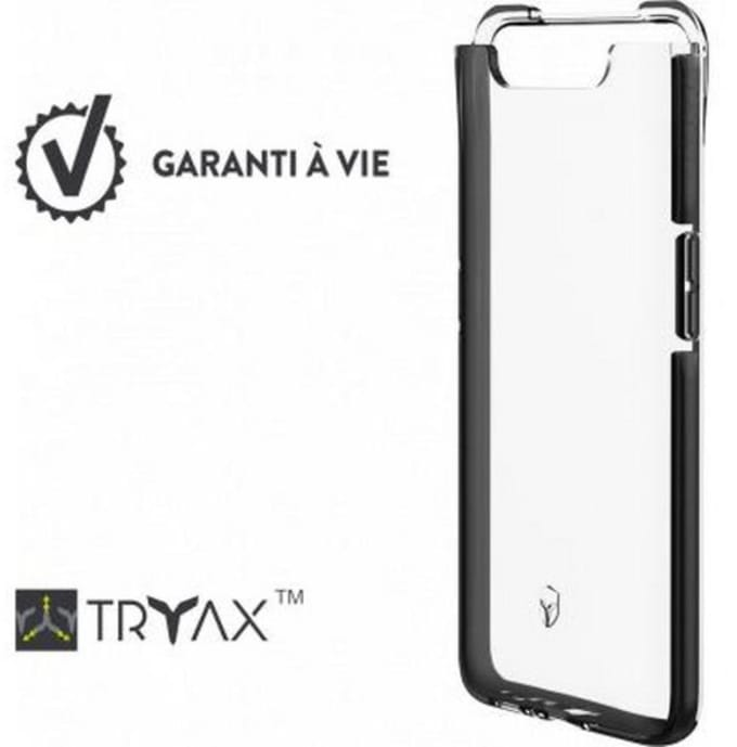 Force Case, Hoesje geschikt voor Samsung Galaxy A80 - LIFE Versterkt, Transparant