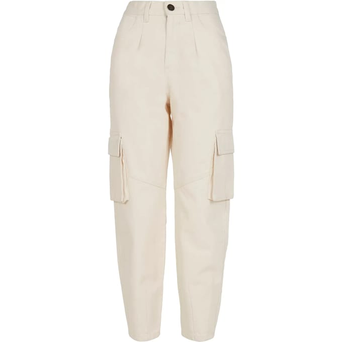 Urban Classics - Ballon Fit Twill Cargobroek - Taille, 30 inch - Beige