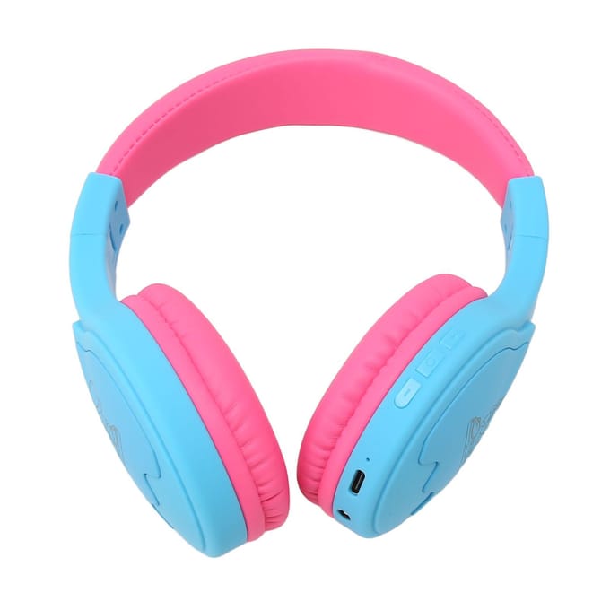 Casque Bluetooth pour enfants, stéréo, réduction du bruit, lumière RVB, pliable, sans fil, avec