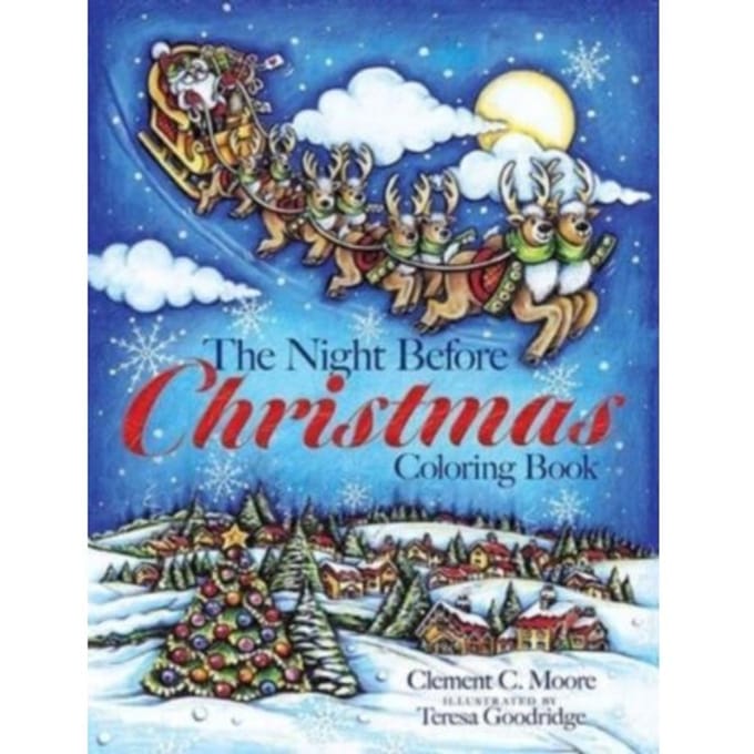 The Night Before Christmas Coloring Book - Dover Christmas Coloring Books - Clement C. Moore