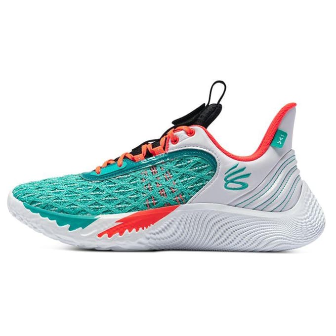 Curry Brand Curry Flow 9 Basisschool Heren Sneakers Groen Wit Neptune 3026091-116 44.5