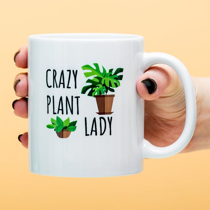 Mok Crazy Plant Lady van Ditverzinjeniet.nl