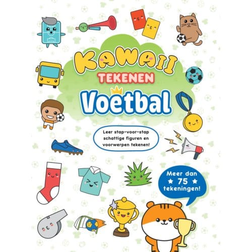 Kawaii Tekenen Voetbal - Rebo International B.V.