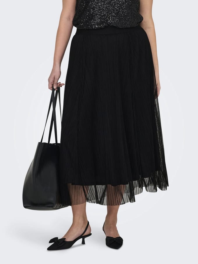 ONLY CARMAKOMA - CARLAVINA SKIRT JRS NOOS - Dames - Rokken