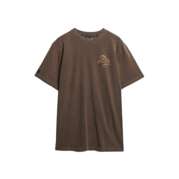 Superdry - Tap Room Oversized T-shirt - Heren - T-shirts