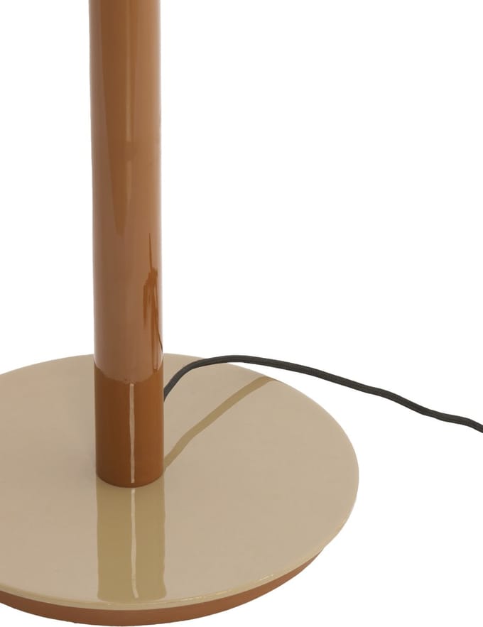 Vloerlamp - bruin - Marivet - metaal - Ø 40cm - E27 - 8217482 - Light & Living