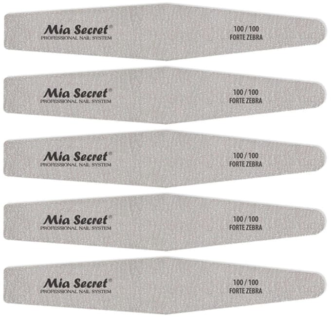 Forte Zebra Diamond Nagelvijl 100/100 Roze (5stuks)
