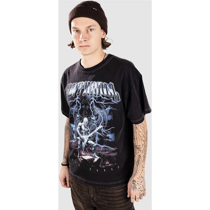 Ninth Hall Iron Surge Boxy T-Shirt zwart