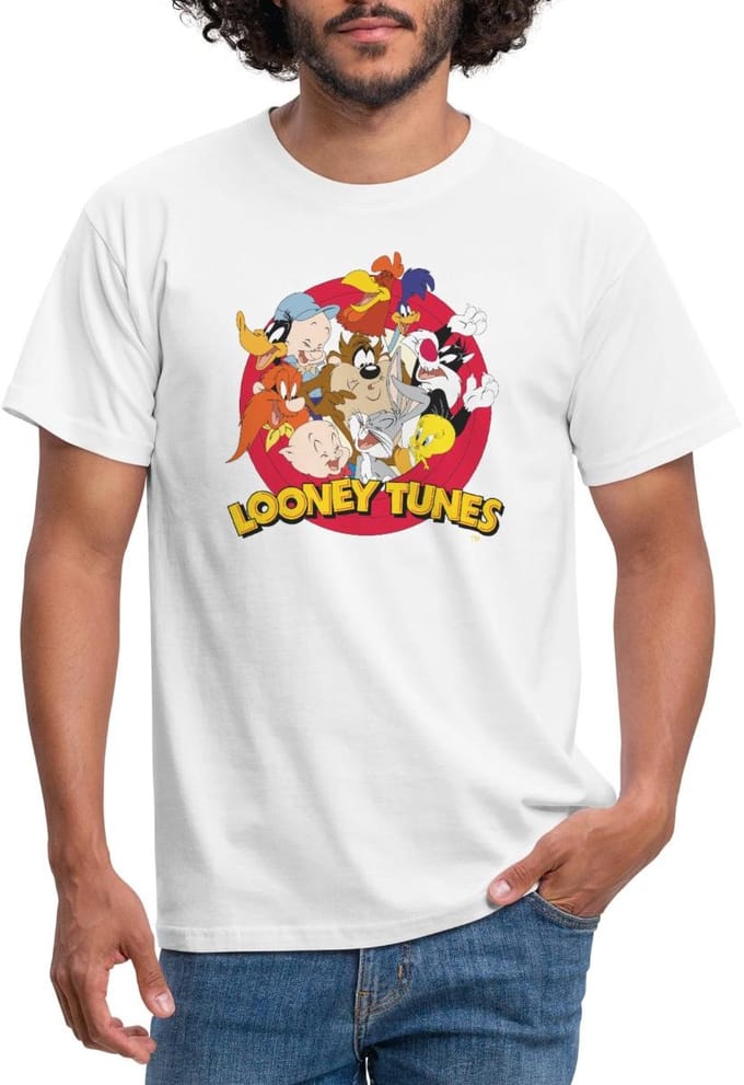Looney Tunes Groep T-Shirt Heren