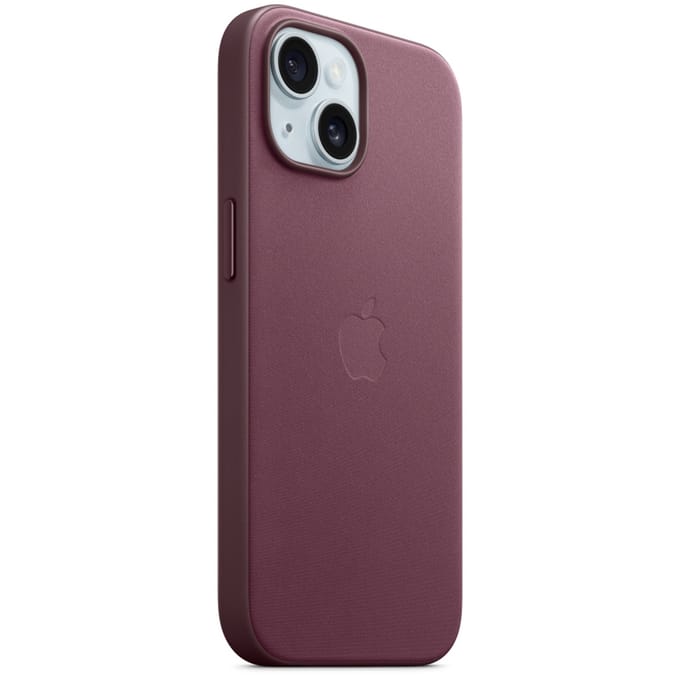 Apple FineWoven Case with MagSafe geschikt voor iPhone 15 - Mulberry