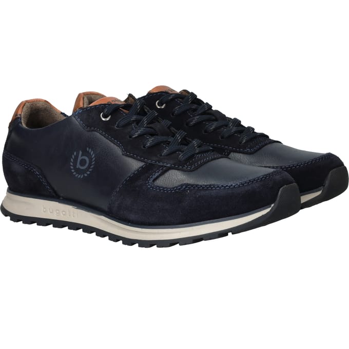 Bugatti Cirino Sneakers blauw Leer - Maat 44
