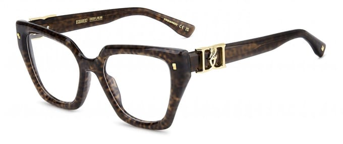 Dsquared2 D2 0186 Havana 53/19/145 WOMAN Brilmonturen