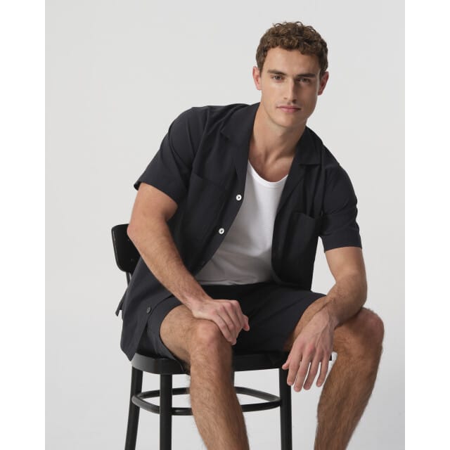 J.C. Rags Casual overhemd donker