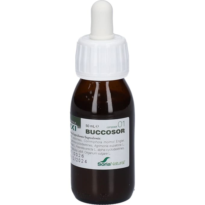 Soria Composor 1 Buccosor Xxi Druppels 50 Ml | Geïrriteerde Keel