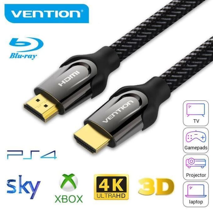HDMI-Kabel Vention VAA-B05-B100 1 m Zwart