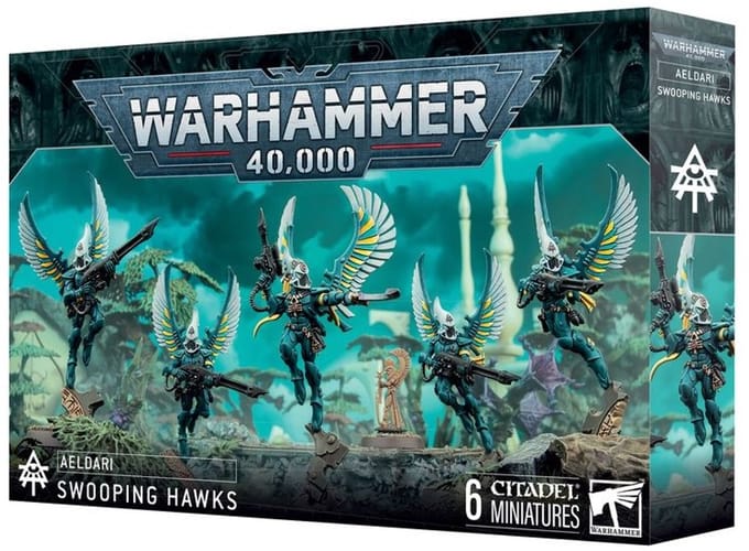 Beeldje Games Workshop Warhammer 40k - Aeldari Eperviers Voltigeurs (x6)