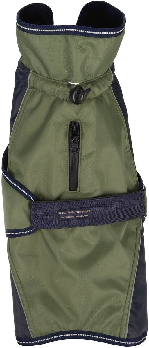 Flamingo Hondenjas Eisberg Groen/ Donkerblauw Winterjas 45cm