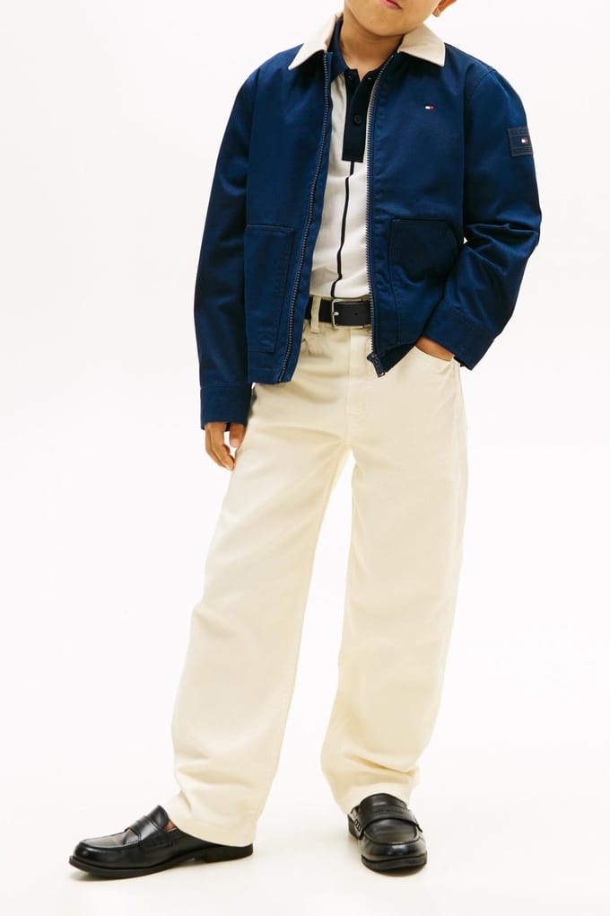 Tommy Hilfiger Boys Relaxed Ecru Jeans Ecru Maat: 4 | Spijkerbroeken Outlet | kids | Ecru