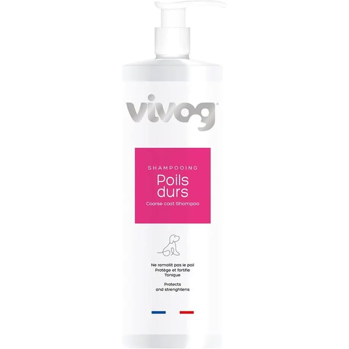 Shampoo voor honden met stug haar Vivog