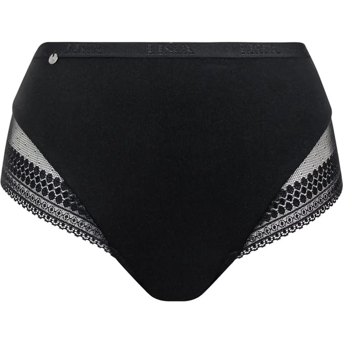 Hoge taille uitgesneden Braziliaanse slip voor dames Lisca Fusion
