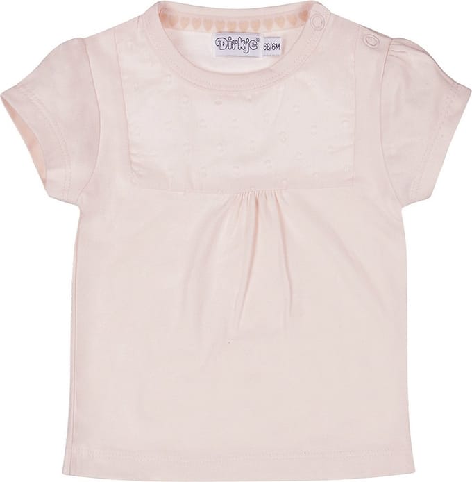 Dirkje Meisjes T-shirt - Light peach