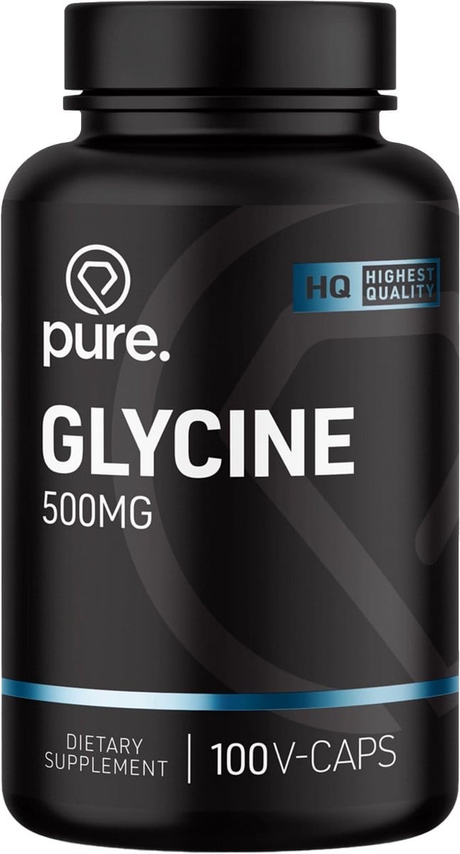 Pure. Glycine - 500mg - 100 vegan caps – aminozuren