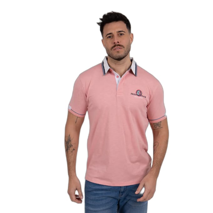 Polo met contrasterende kraag Camberabero