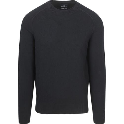 State Of Art Trui Structure Navy - Maat M - Heren - Pullovers