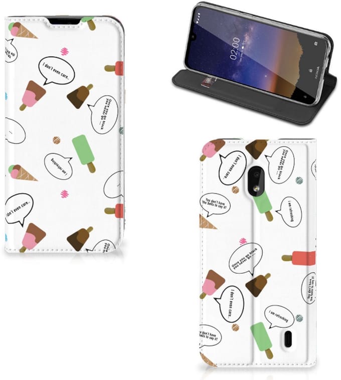 Nokia 2.2 Flip Style Cover IJsjes