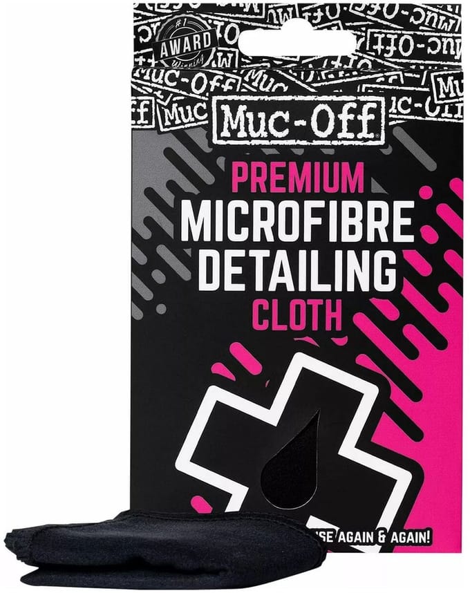 Muc-Off premium microfibre detailing cloth - microvezel poetsdoek
