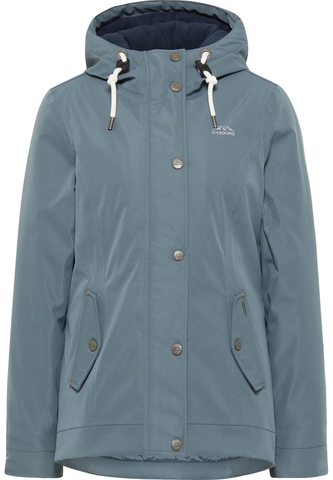 ICEBOUND winterjas Klima Iglo Dames blauw-grijs