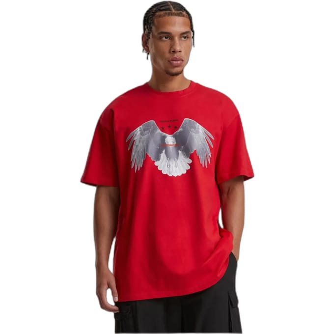 Oversized T-shirt Upscale Sick Eagle Heavy