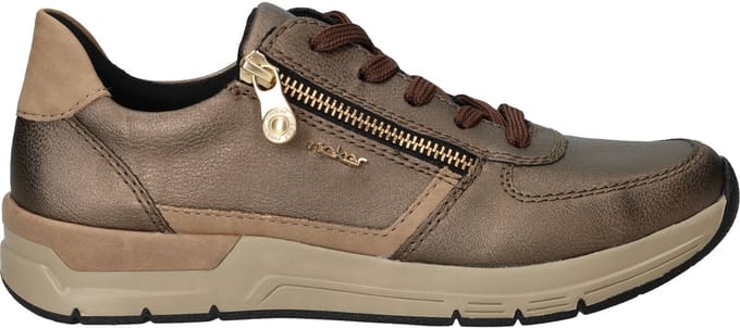 Rieker Sneakers - Dames - Goud - Maat:43