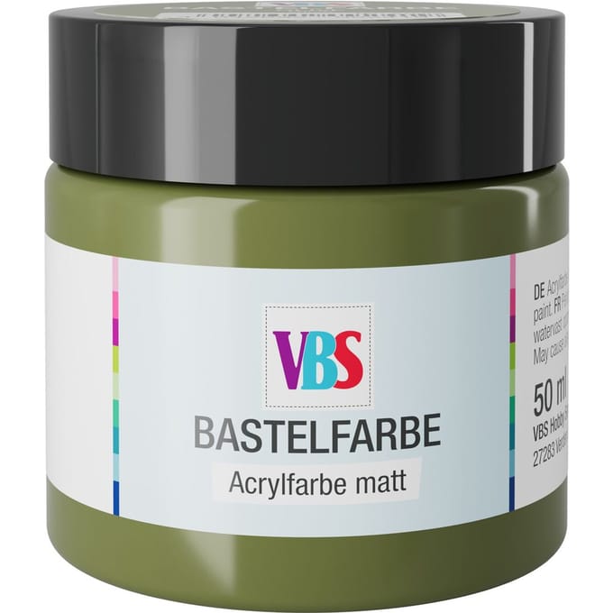 VBS Knutselverf, 50 ml - Olijf
