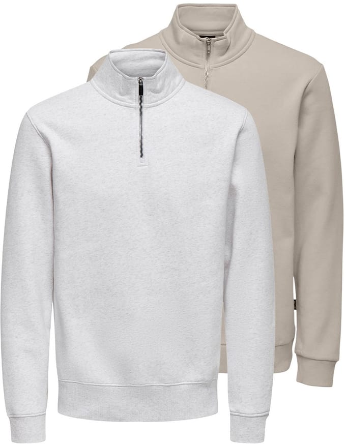 Only & Sons Heren sweattroyer 2 pack Ceres