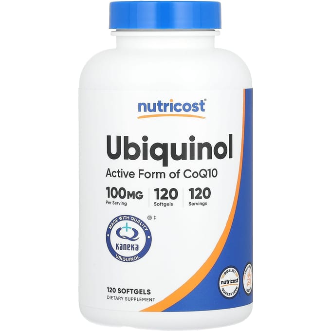 Ubiquinol, 100 mg, 120 zachte capsules