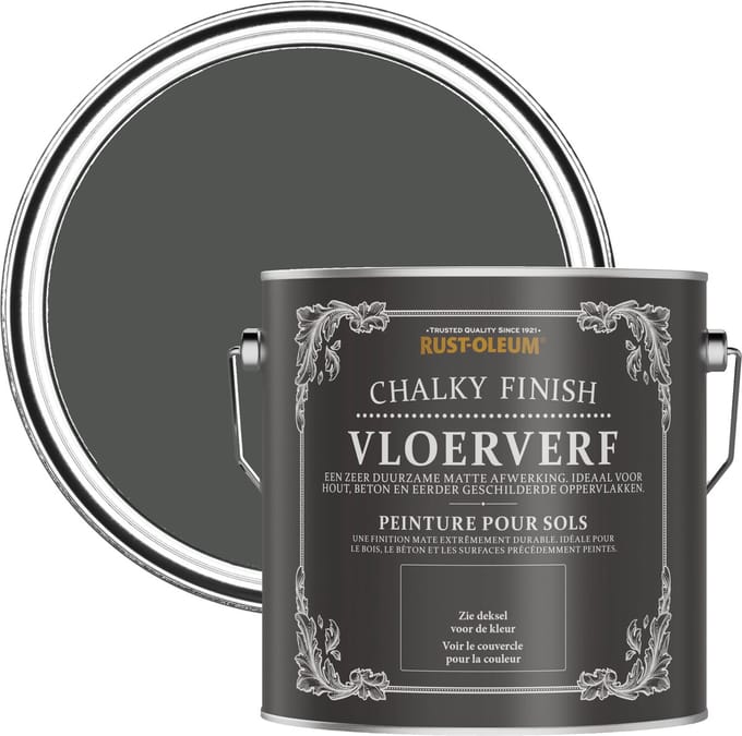 Rust-Oleum Donkergrijs Vloerverf - Grafiet 2,5L