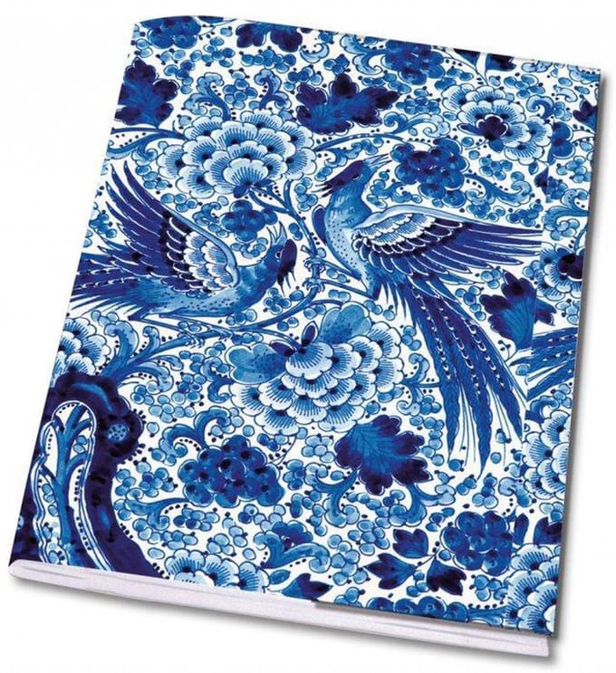 Schrift A5 Delfts blauw