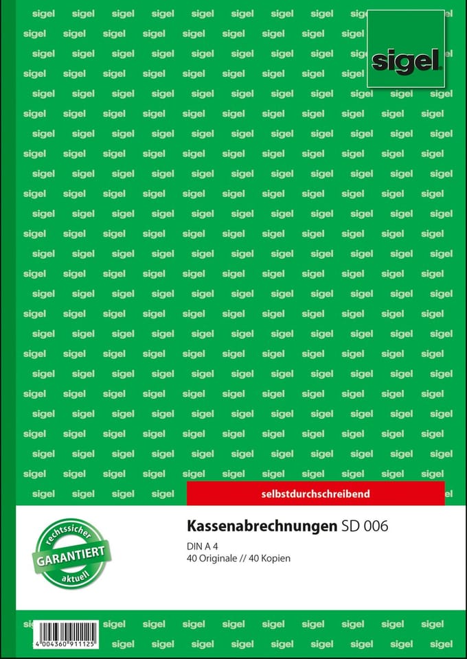 SD006 - 80 sheets - A4 - Green