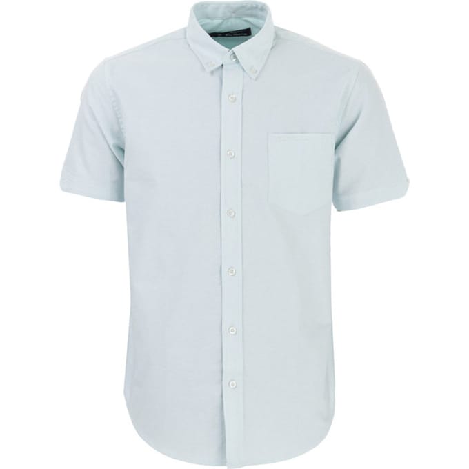 Ben Sherman Oxford-overhemd met korte mouwen voor heren, mintgroen