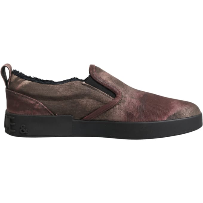 Dolce & Gabbana Multicolor Katoenen Lage Instap Sneakers voor Mannen