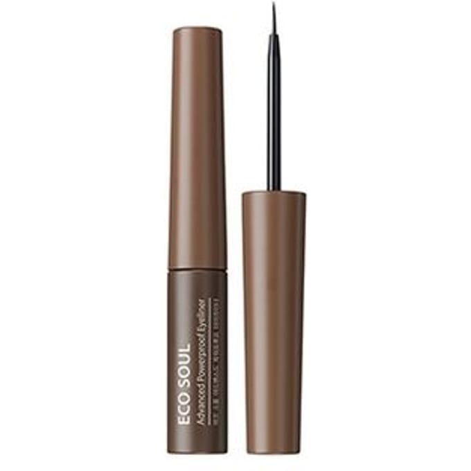 The Saem - Eco Soul Advanced Powerproof Eyeliner (#01 Deep Black) 5g