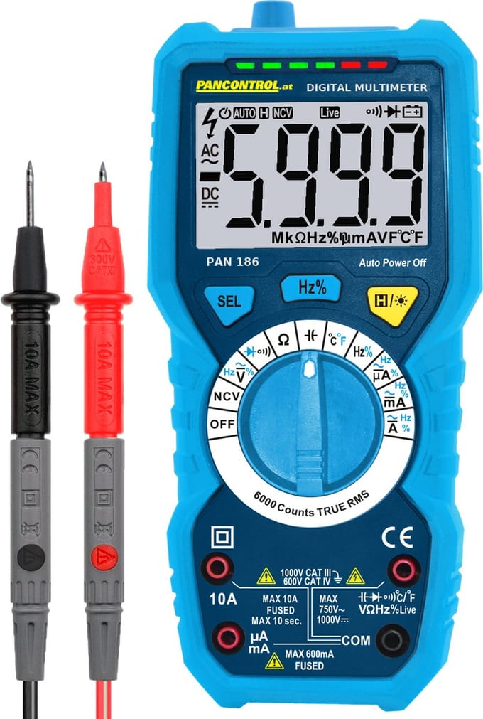 Pancontrol PAN 186 - Digitale multimeter IP67