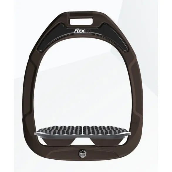 Endurance stijgbeugels Bruin/Grijs Flex-On Green Composite
